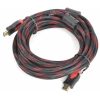 5M High-Speed Braided HDMI Cable - Full HD 1080p Support (Red & Black) - Image 4