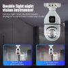 V380 Pro Dual Lens Dual Screen E27 Bulb Camera Two Ways Audio Color Night Vision Smart Home Security Wireless WIFI Indoor Camera