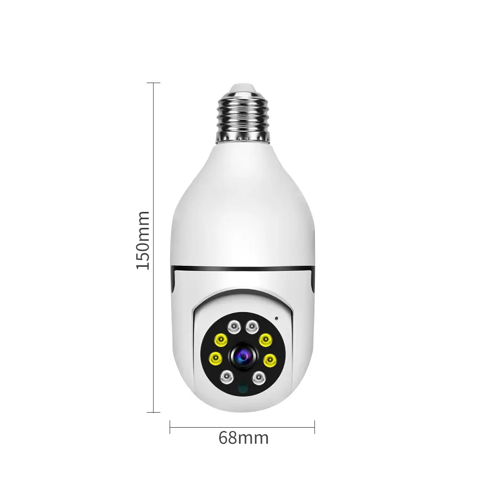 1080P Full HD E27 Bulb WiFi PTZ IP Camera - 360° Smart Security 3 1080P Full HD E27 Bulb WiFi PTZ IP Camera - 360° Smart Security - Image 3