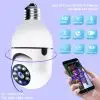 1080P Full HD E27 Bulb WiFi PTZ IP Camera - 360° Smart Security