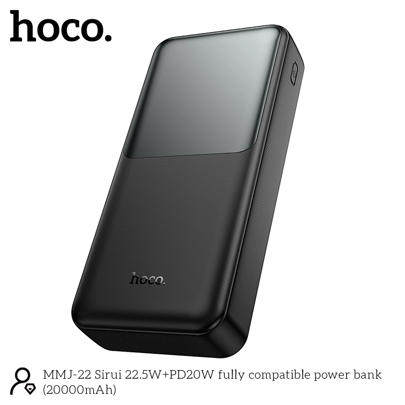 Hoco MMJ22 Sirui 22.5W+PD20W Fast Charging Power Bank (20000mAh) 4 Hoco MMJ22 Sirui 22.5W+PD20W Fast Charging Power Bank (20000mAh) - Image 4
