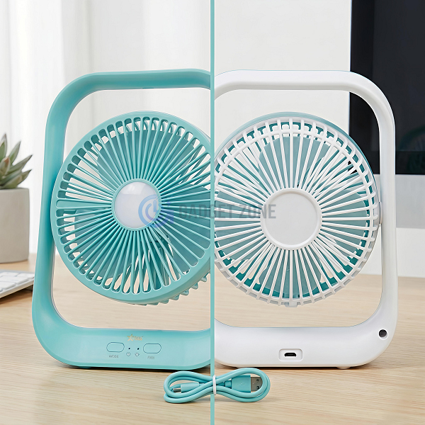 Trendy Bright Star Rechargeable Table Fan AC/DC 6 Trendy Bright Star Rechargeable Table Fan AC/DC - Image 6