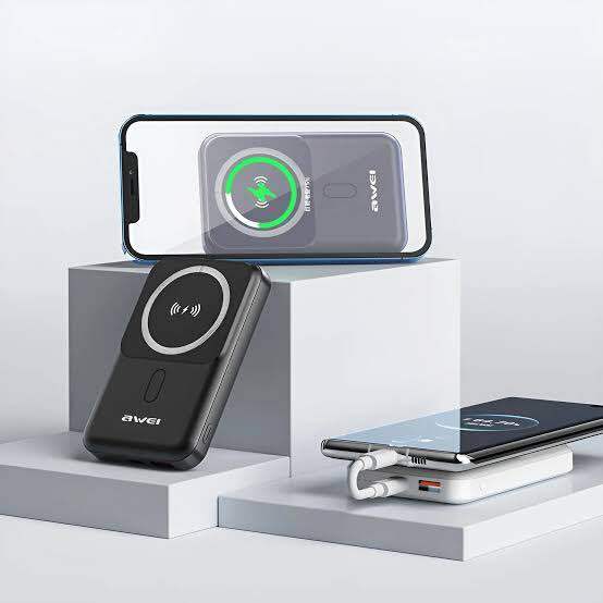 Awei P139K 10000mAh 15W Magnetic Wireless Power Bank 3 Awei P139K 10000mAh 15W Magnetic Wireless Power Bank - Image 3