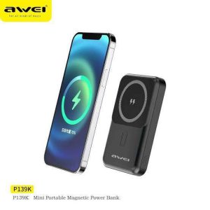 Awei P139K 10000mAh 15W Magnetic Wireless Power Bank