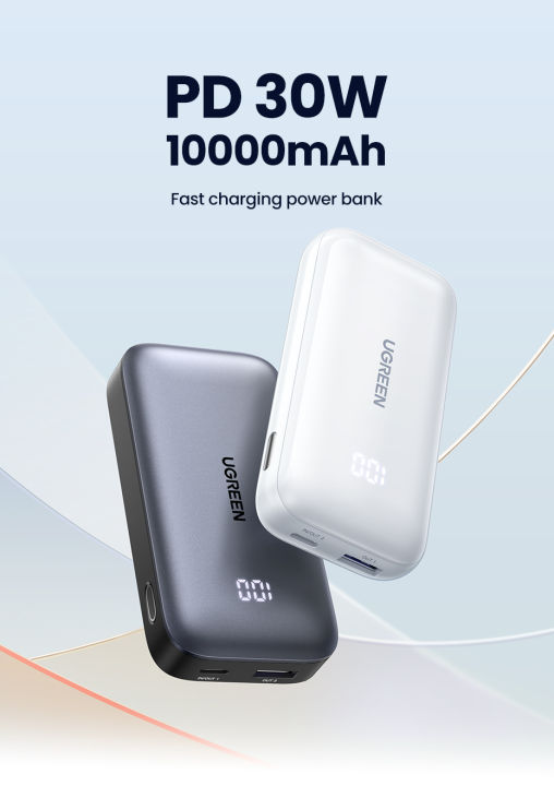UGREEN PB502 (25185) 30W 10000mAh Fast Charging Power Bank 2 UGREEN PB502 (25185) 30W 10000mAh Fast Charging Power Bank - Image 2