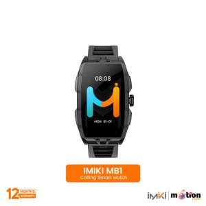 IMIKI MB1 1.64" AMOLED BT-calling Smart Watch with 1ATM Water Resistance