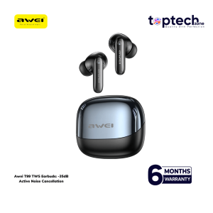 Awei T99 ANC True Wireless Earbuds with -35dB Noise Cancellation