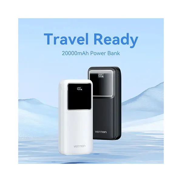 VENTION FHLB0 20000mAh 22.5W LED Display Power Bank 2 VENTION FHLB0 20000mAh 22.5W LED Display Power Bank - Image 2