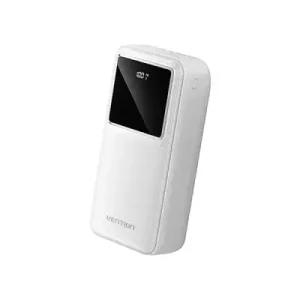 Vention FHMW0 30000mAh 22.5W LED Display Power Bank - White