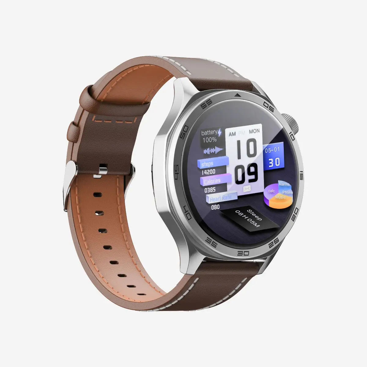 HAVIT M9063 Waterproof Wireless Calling Smart Watch (Silver) 1 HAVIT M9063 Waterproof Wireless Calling Smart Watch (Silver)