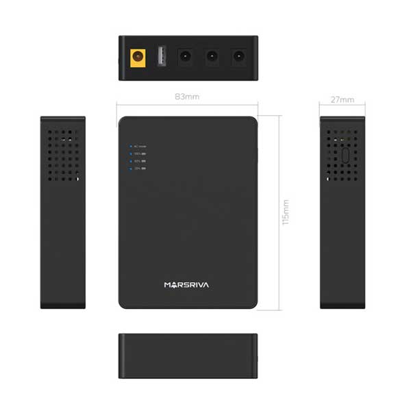 MARSRIVA ET3 8400mAh Smart Mini Router DC UPS 18Watt 3 MARSRIVA ET3 8400mAh Smart Mini Router DC UPS 18Watt - Image 3