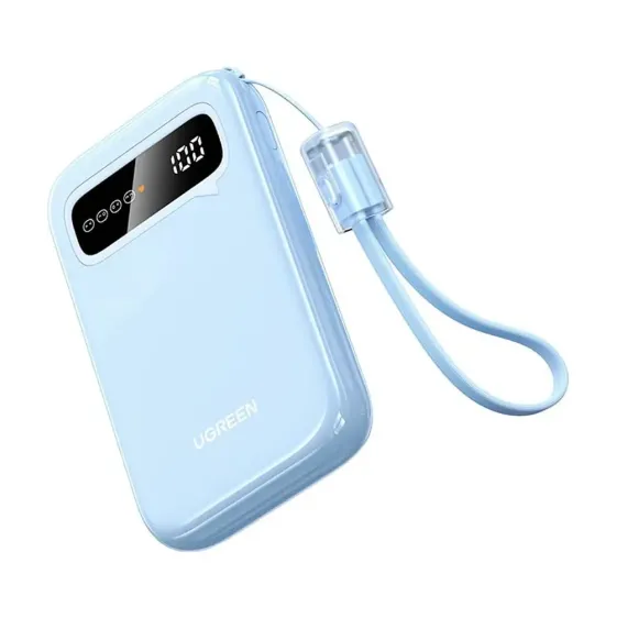 UGREEN PB522 (45423B) 10000mAh Blue 20W Power Bank with Digital Display 4 UGREEN PB522 (45423B) 10000mAh Blue 20W Power Bank with Digital Display - Image 4