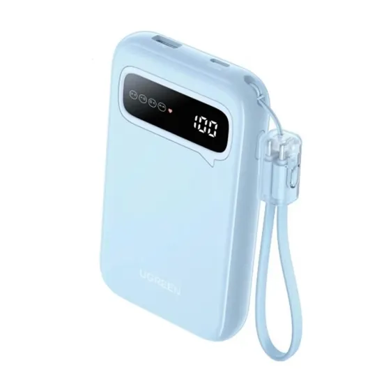 UGREEN PB522 (45423B) 10000mAh Blue 20W Power Bank with Digital Display 3 UGREEN PB522 (45423B) 10000mAh Blue 20W Power Bank with Digital Display - Image 3