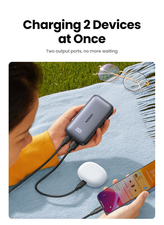 UGREEN PB502 (25185) 30W 10000mAh Fast Charging Power Bank 4 UGREEN PB502 (25185) 30W 10000mAh Fast Charging Power Bank - Image 4