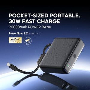 oraimo PowerNova L21 20000mAh 30W Power Bank
