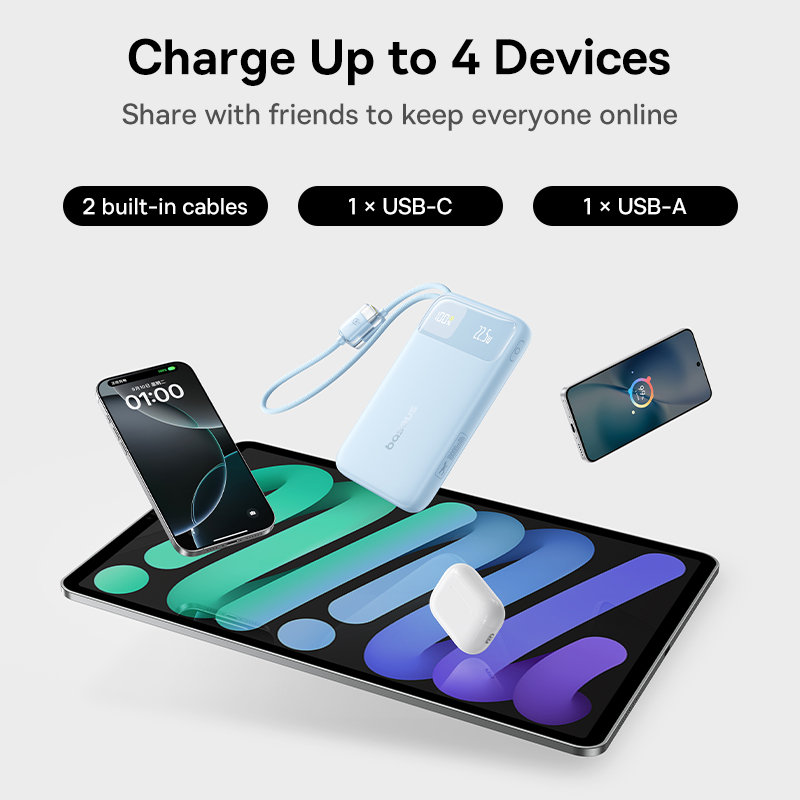 Baseus 20000mAh 22.5W Power Bank | Enerfill FC11 Galaxy Blue 2 Baseus 20000mAh 22.5W Power Bank | Enerfill FC11 Galaxy Blue - Image 2